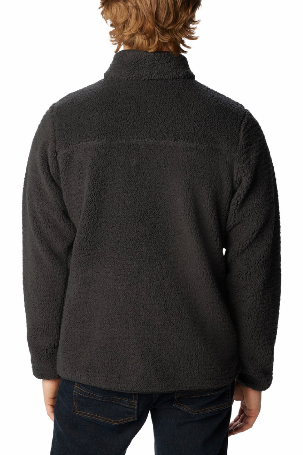 Толстовка чоловіча Columbia Rugged Ridge™ III Sherpa Full Zip чорна 2059181-010 — фото 6