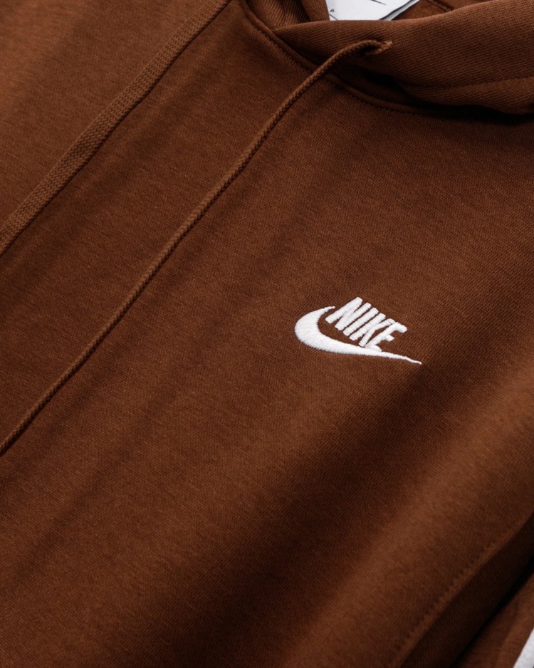 Костюм чоловічий Nike M NK CLUB FLC GX HD TRK SUIT коричневий FB7296-259 изображение 6