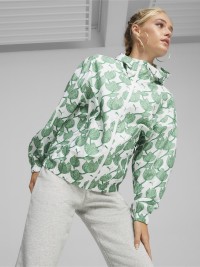 Ветровка женская Puma Blossom AOP Windbreaker зеленая 62497686 изображение 2