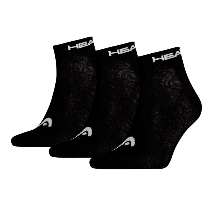 Носки HEAD QUARTER 3P UNISEX черные 761011001200