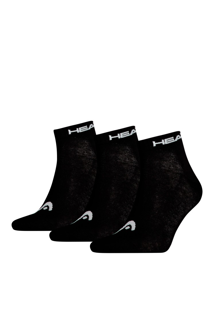 Носки HEAD QUARTER 3P UNISEX черные 761011001200 изображение 2