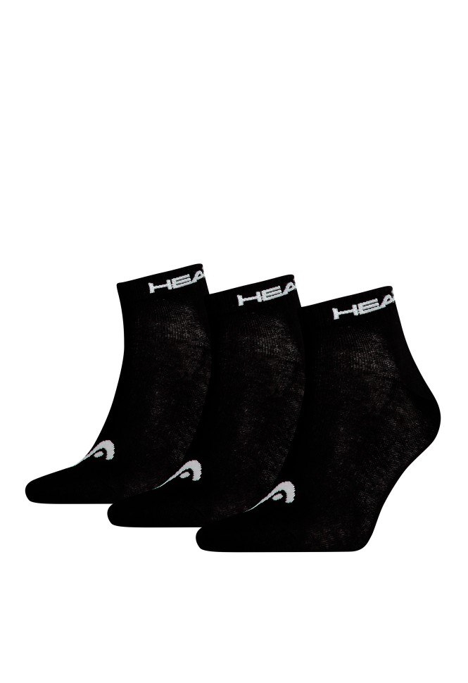 Носки HEAD QUARTER 3P UNISEX черные 761011001200 изображение 2