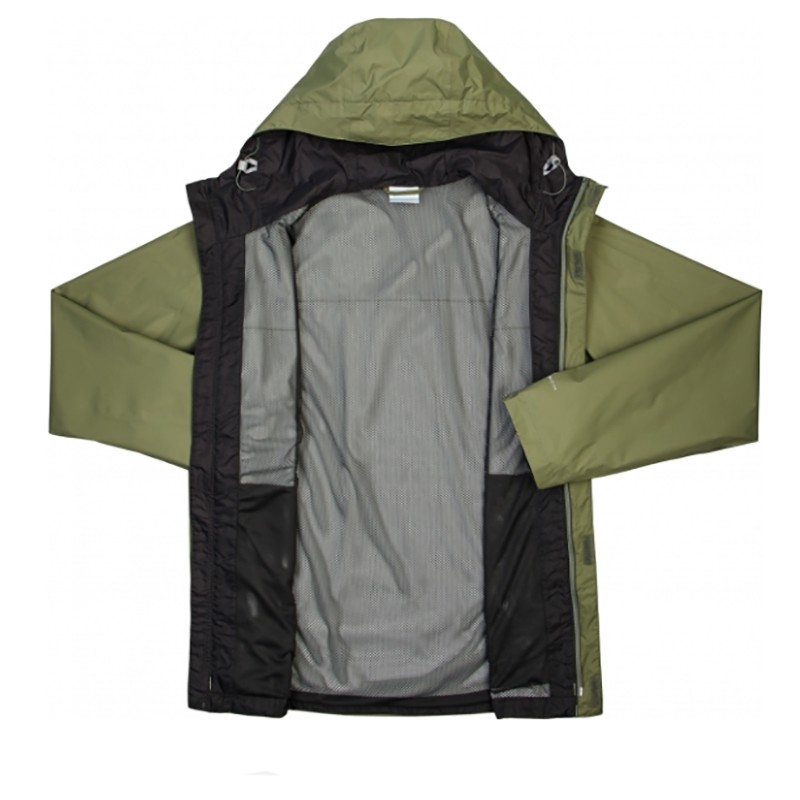 Ветровка мужская Columbia Watertight II Jaket зеленая 1533891-318 — фото 2