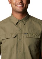 Рубашка мужская Columbia SILVER RIDGE™ 2.0 SHORT SLEEVE SHIRT зеленая 1838881-398 изображение 4