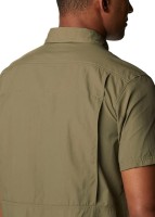 Рубашка мужская Columbia SILVER RIDGE™ 2.0 SHORT SLEEVE SHIRT зеленая 1838881-398 изображение 5