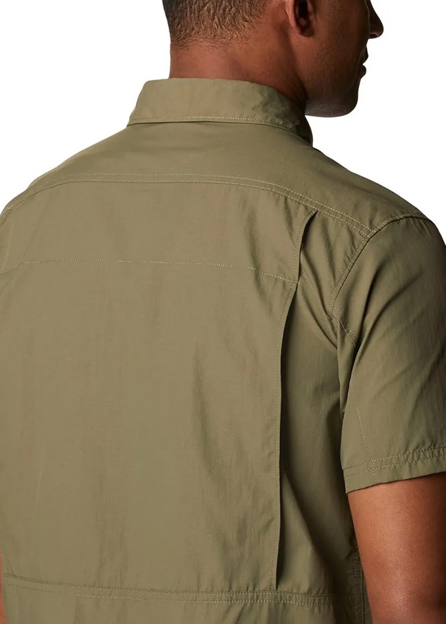 Сорочка чоловіча Columbia SILVER RIDGE™ 2.0 SHORT SLEEVE SHIRT зелена 1838881-398 изображение 5