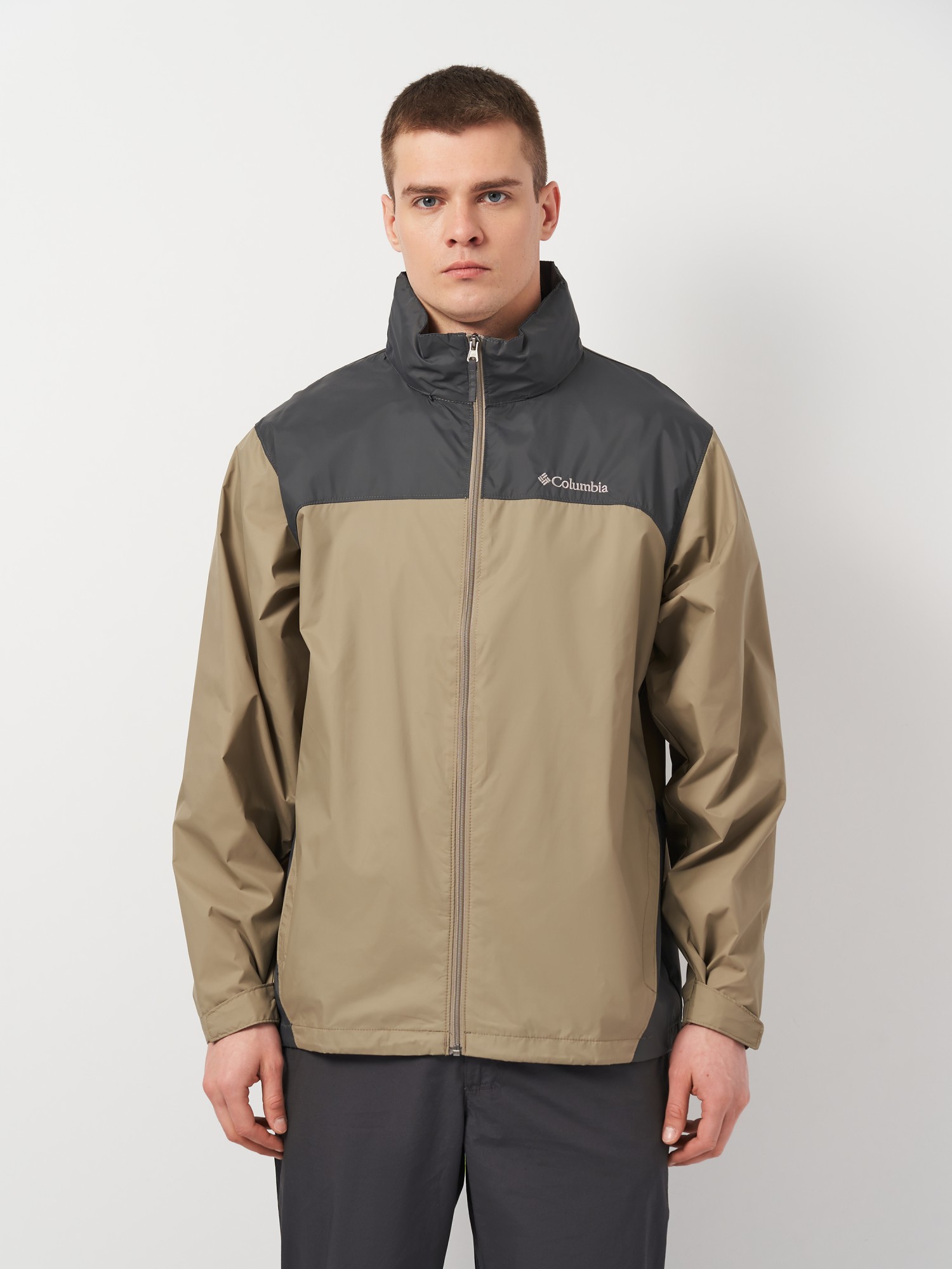 Ветровка мужская Columbia GLENNAKER LAKE™ RAIN JACKET бежевая 1442361-221 изображение 2