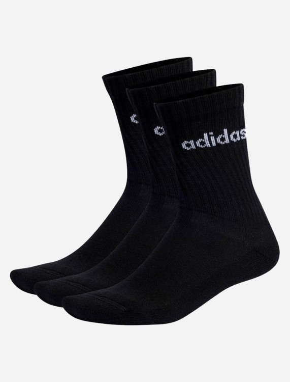 Шкарпетки  Adidas C LIN CREW 3P чорні IC1301 изображение 2