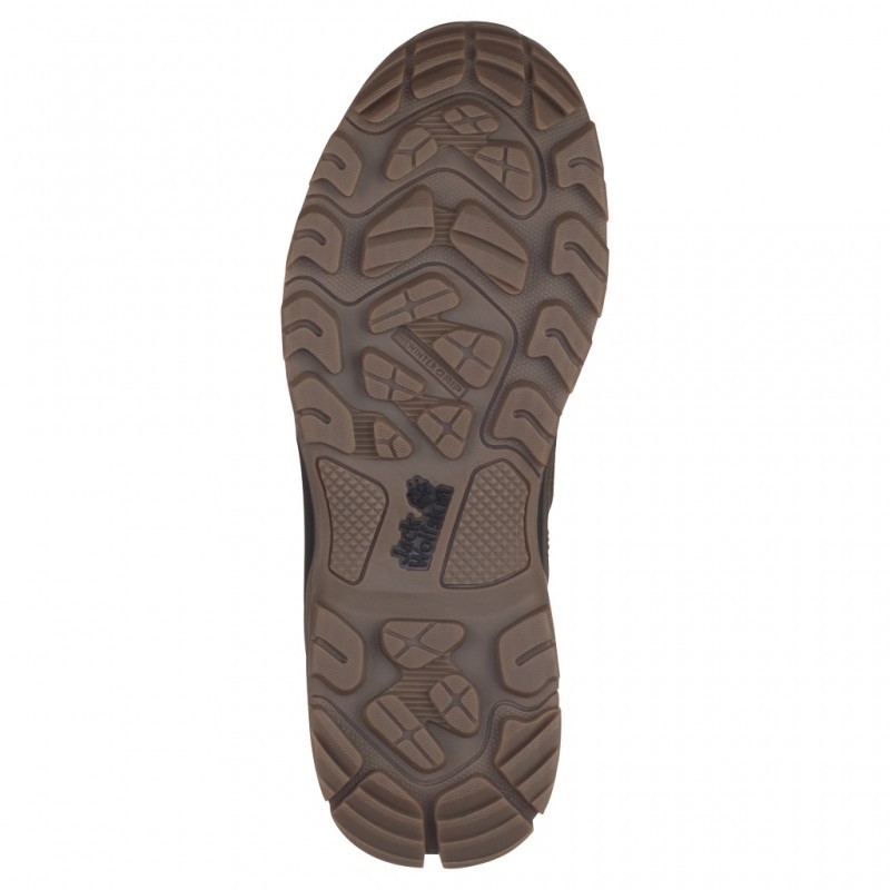 Ботинки мужские Jack Wolfskin COLD TERRAIN TEXAPORE MID M коричневые 4020502-5209 изображение 3