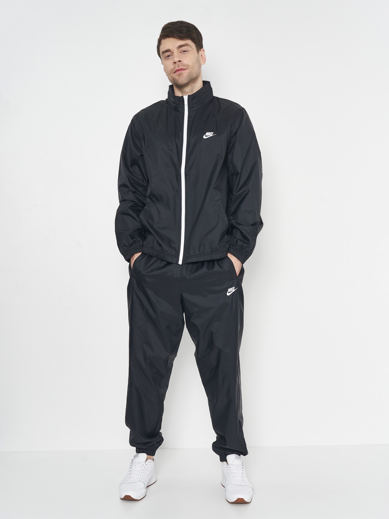 Костюм мужской Nike M NK CLUB LND WVN TRK SUIT черный DR3337-010 изображение 2