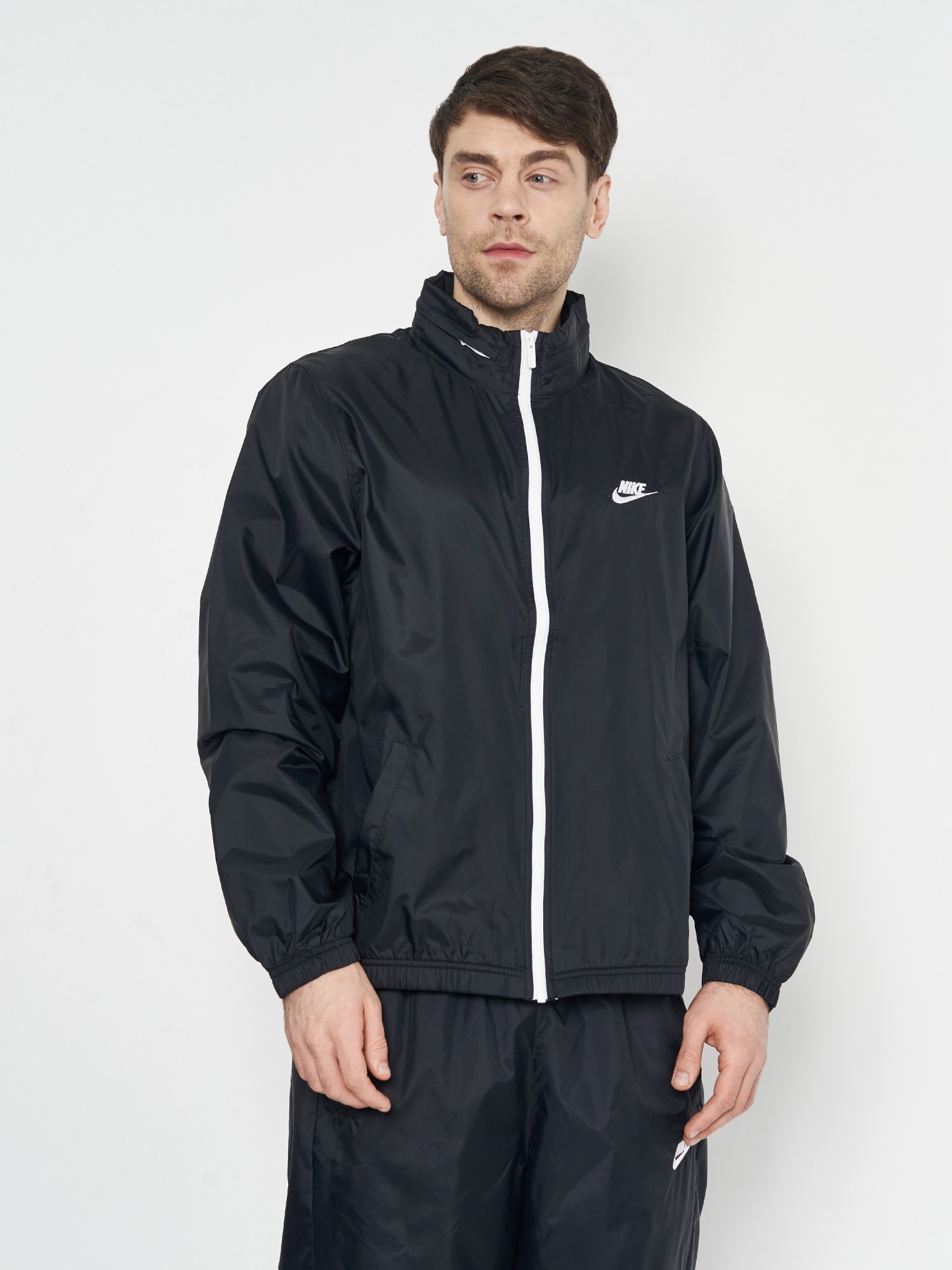 Костюм мужской Nike M NK CLUB LND WVN TRK SUIT черный DR3337-010 изображение 5