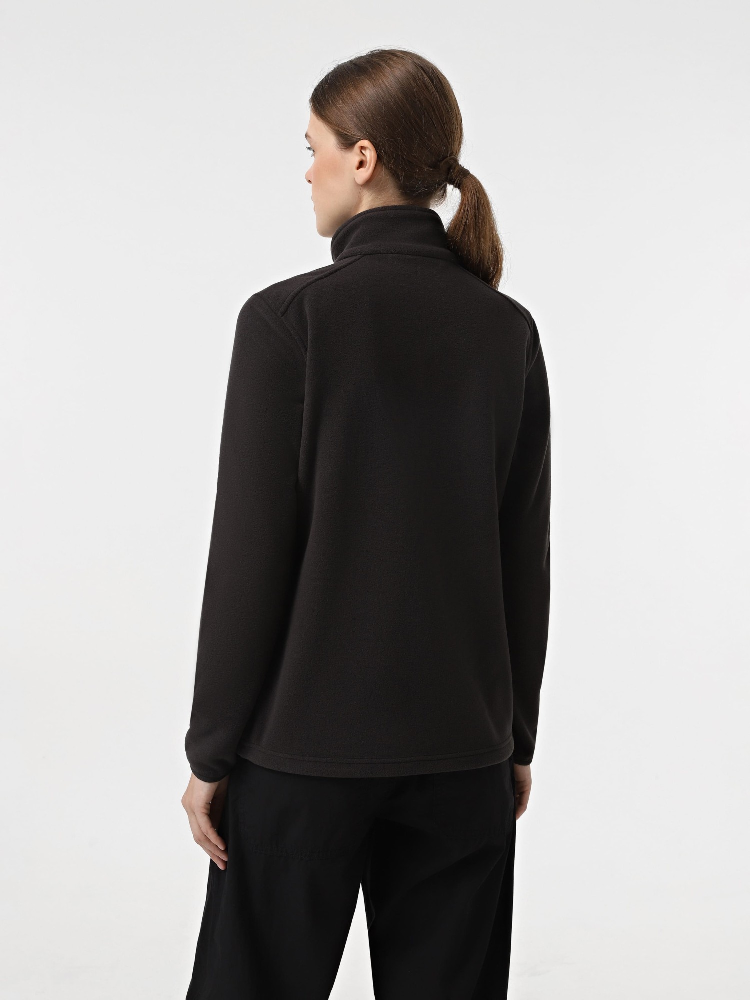 Толстовка женская Larum Polartec черная 102503-010 изображение 4