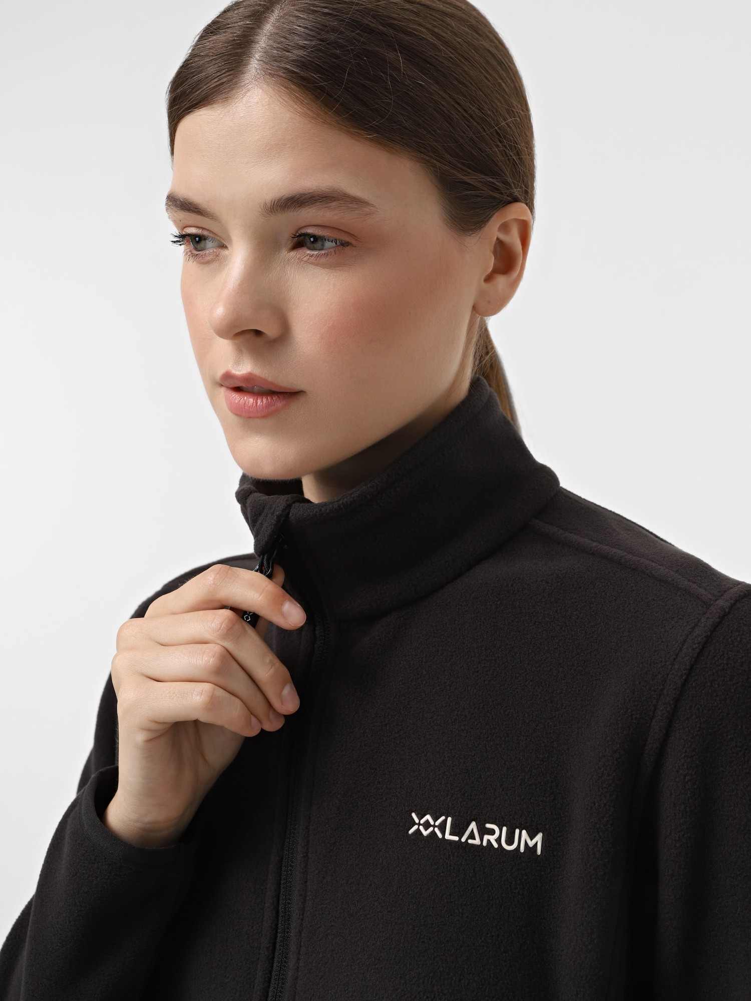 Толстовка женская Larum Polartec черная 102503-010 изображение 6