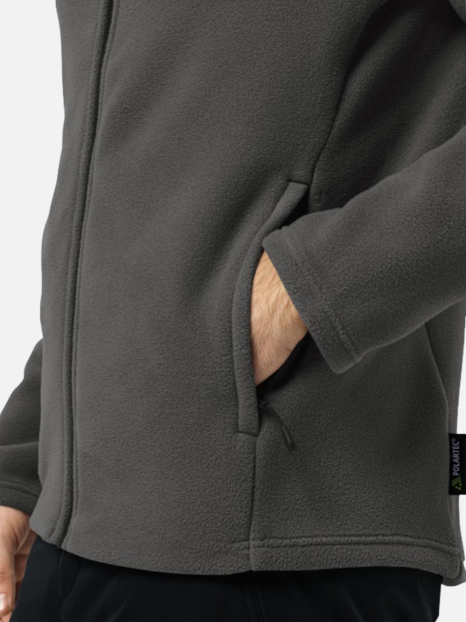 Толстовка чоловіча Jack Wolfskin WINTERSTEIN FZ M сіра 1711371-6945 изображение 4