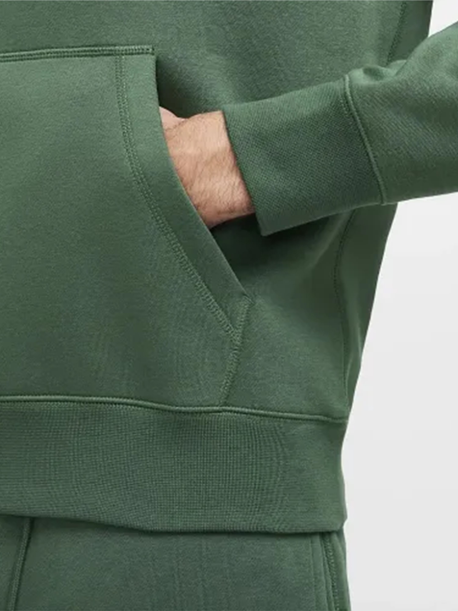 Толстовка мужская Nike M NK CLUB BB PO CHNL FTRA зеленая FN3104-323 изображение 6