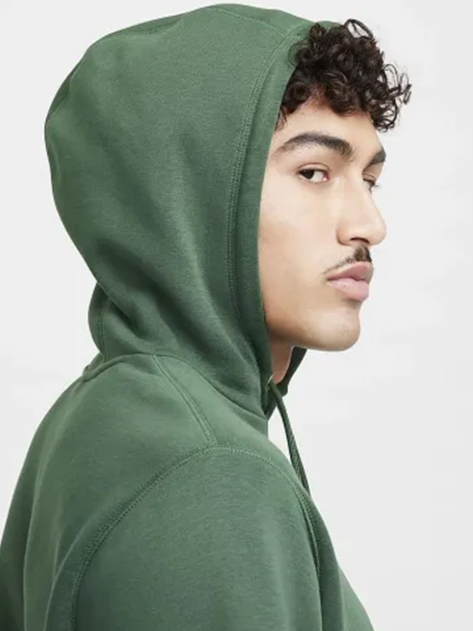 Толстовка чоловіча Nike M NK CLUB BB PO CHNL FTRA зелена FN3104-323 — фото 7