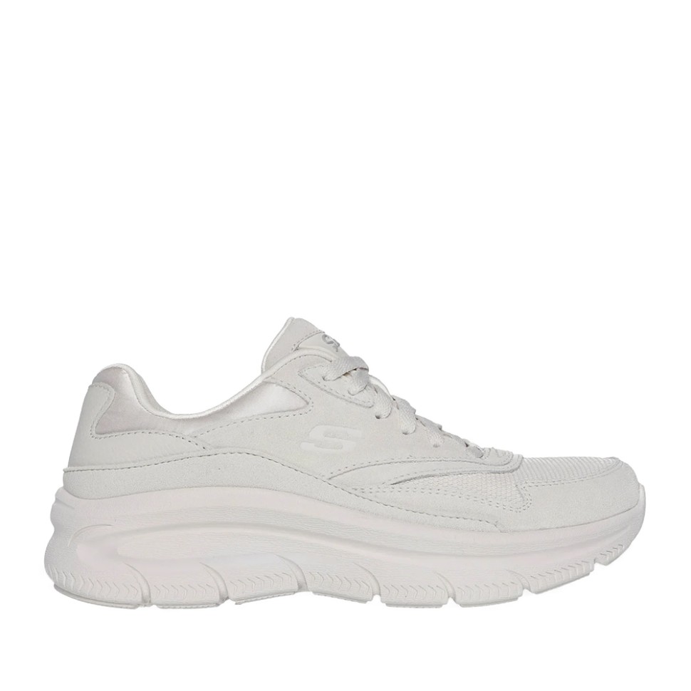 Кросівки жіночі Skechers Relaxed Fit®: Modern D'Lux - Free Mind х Superhumans бежеві 158590 OFWT — фото 1