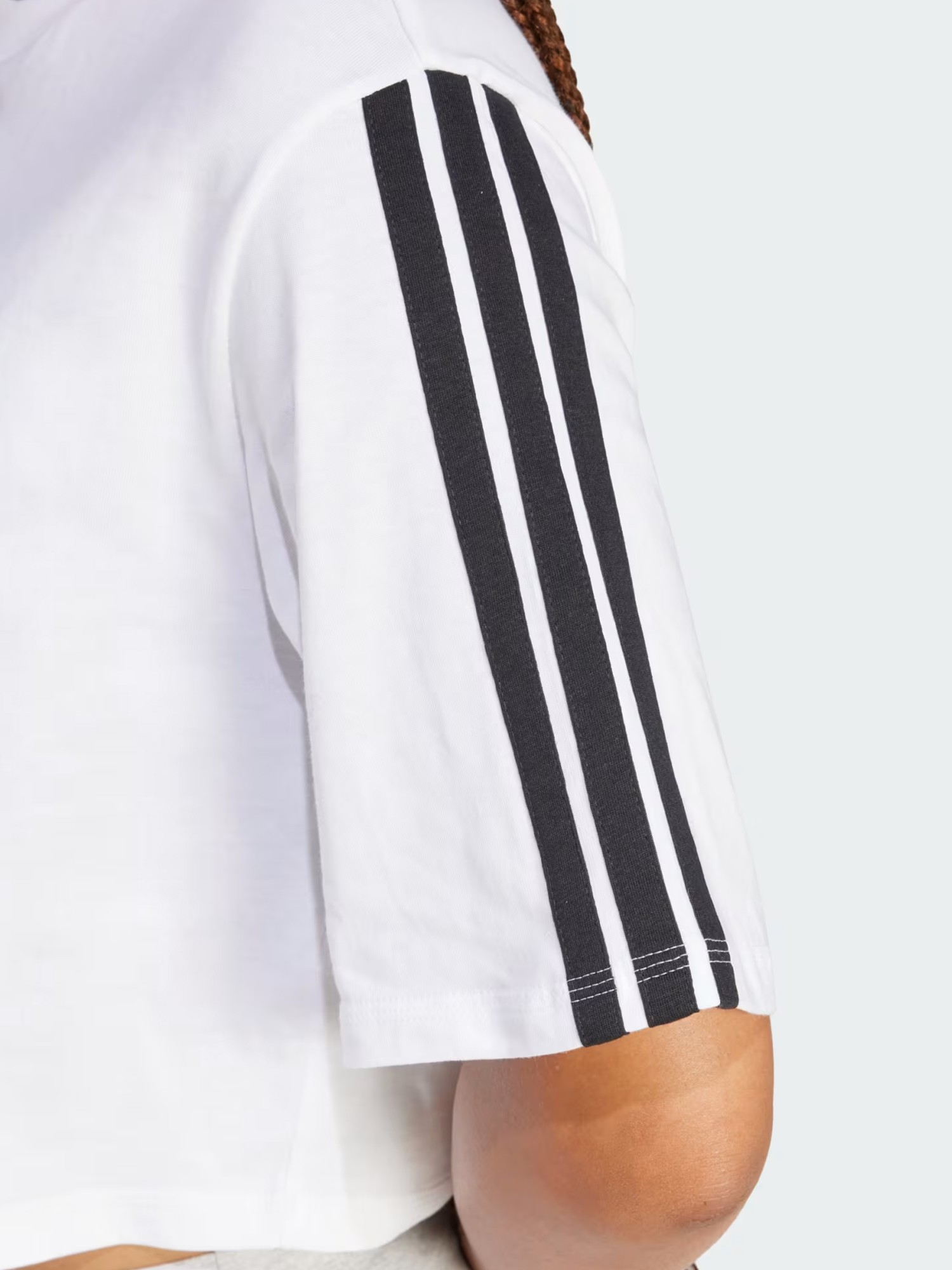 Футболка женская Adidas W 3S SJ TLR T белая JD4999 изображение 6