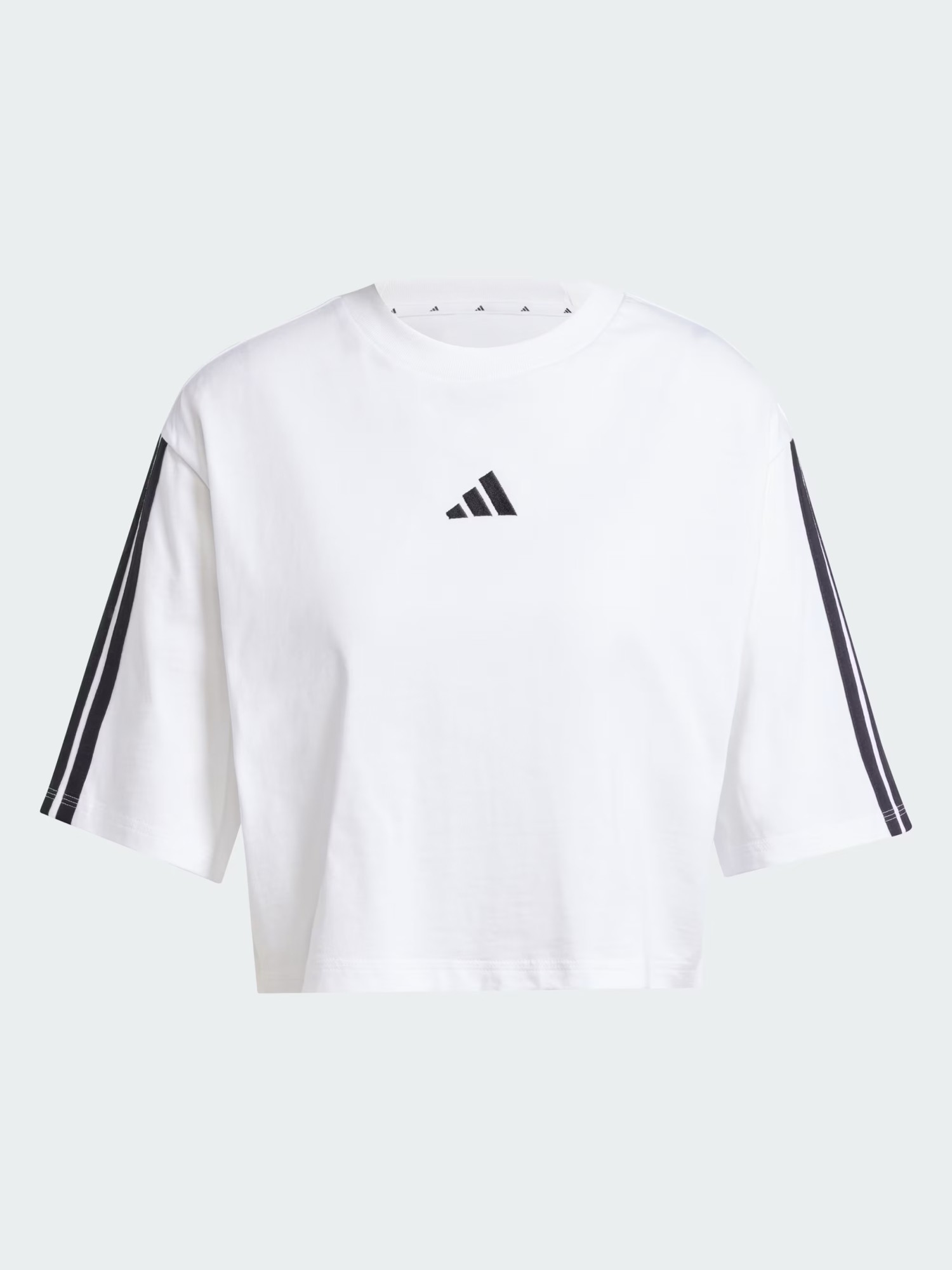 Футболка женская Adidas W 3S SJ TLR T белая JD4999 изображение 7