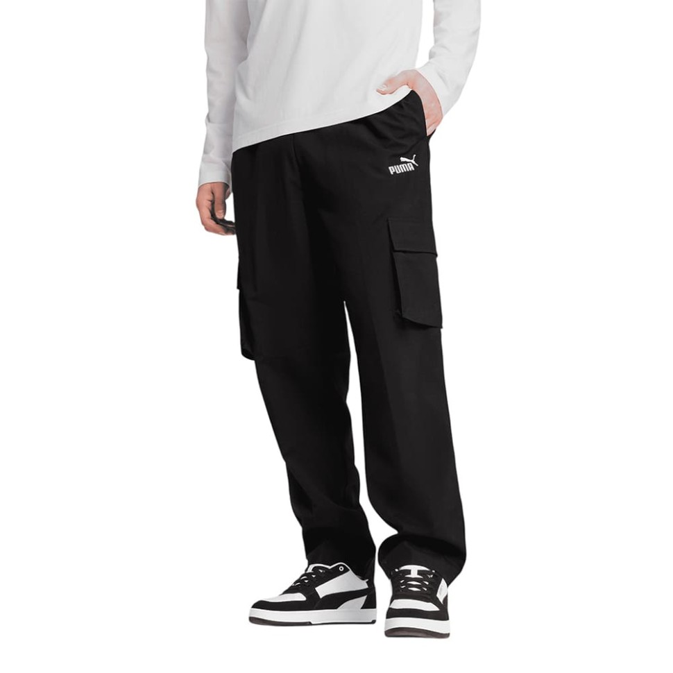 Штани чоловічі Puma ESS Woven Cargo Pants чорні 68266301 — Sport City Штани чоловічі Puma ESS Woven Cargo Pants чорні 68266301
