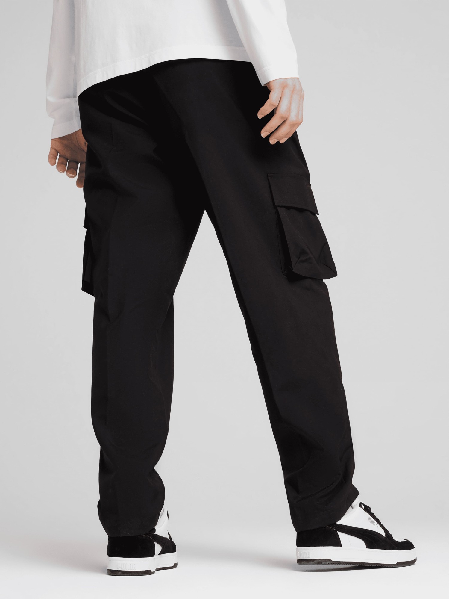 Брюки мужские Puma ESS Woven Cargo Pants черные 68266301 изображение 3