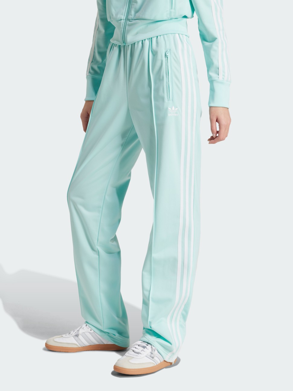 Штани жіночі Adidas FIREBIRD TP блакитні JC8287 — фото 2