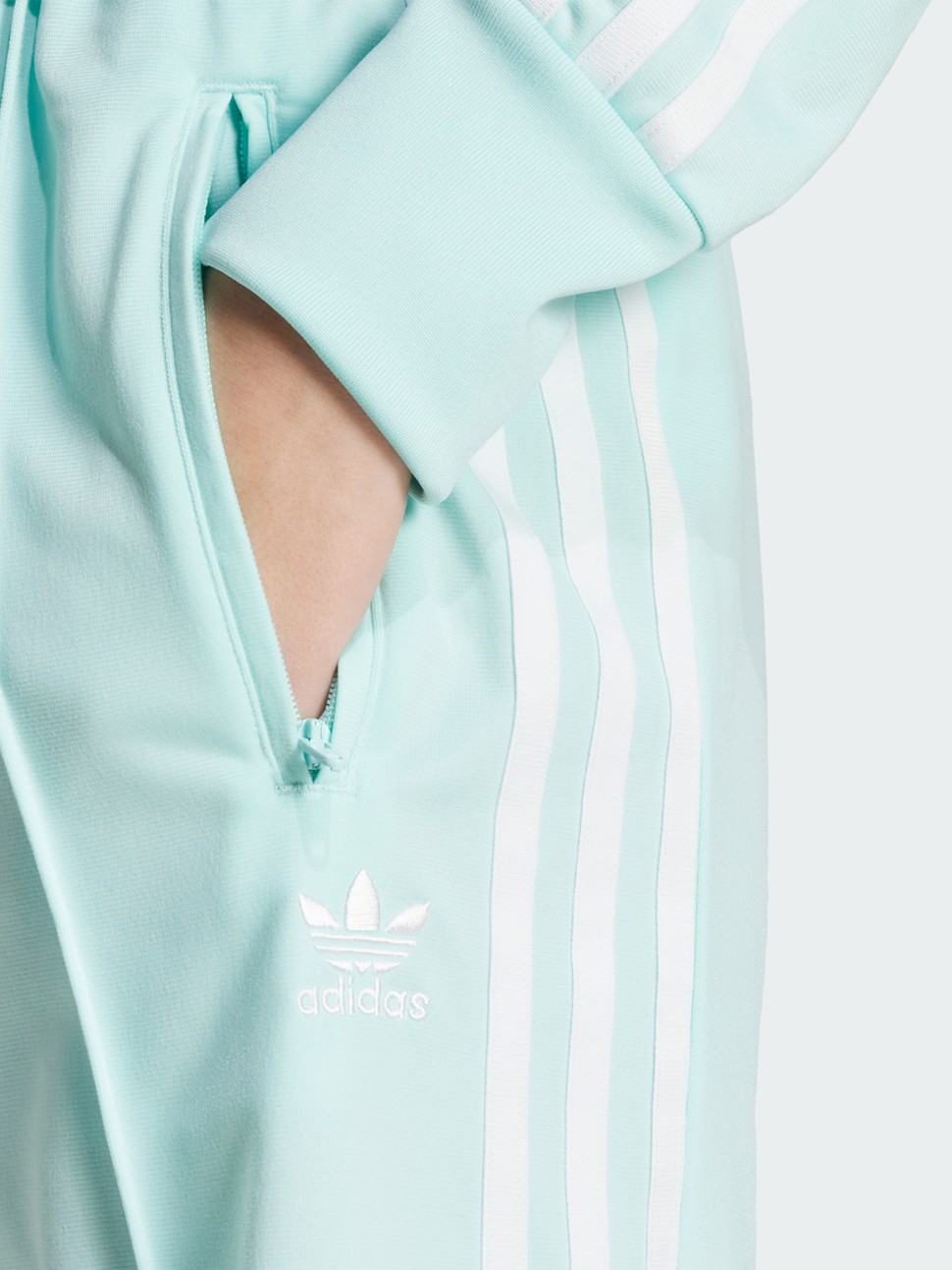 Штани жіночі Adidas FIREBIRD TP блакитні JC8287 — фото 4
