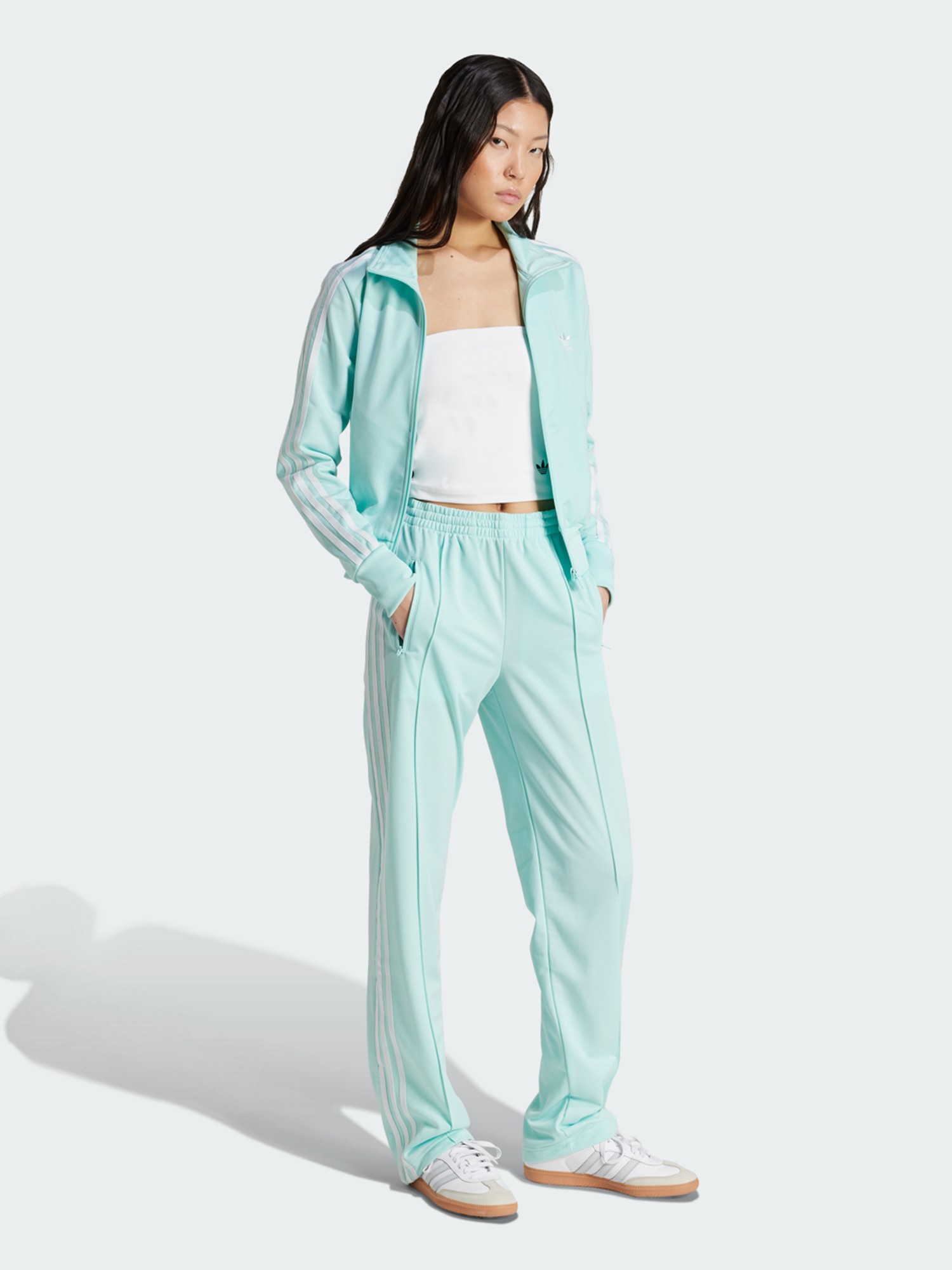 Брюки женские Adidas FIREBIRD TP голубые JC8287 изображение 6