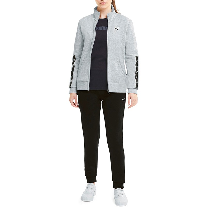 Костюм жіночий Puma Amplified Sweat Suit сірий 58365804  изображение 5