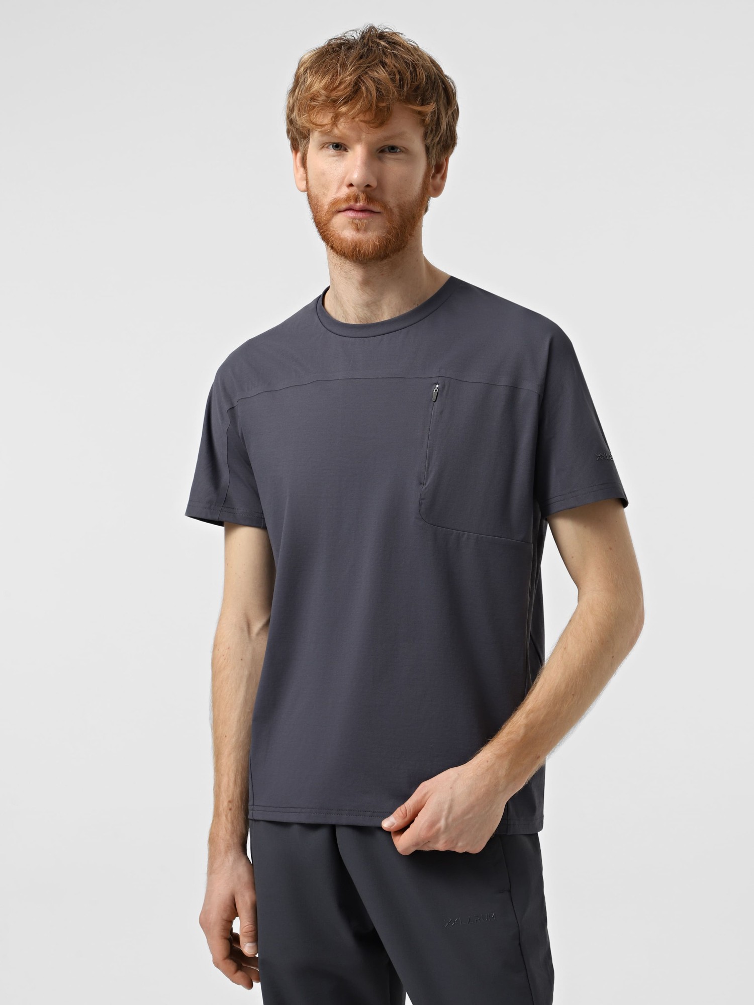 Футболка чоловіча Larum Maddox темно-сіра 172520-020  изображение 2