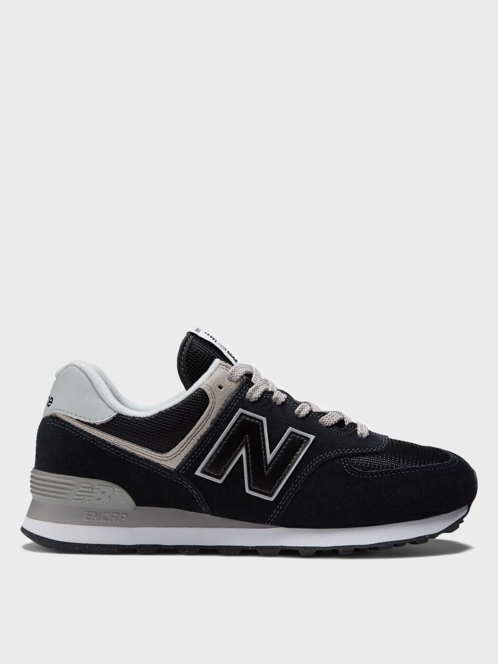 Кросівки чоловічі New Balance 574 чорні ML574EVB — фото 2