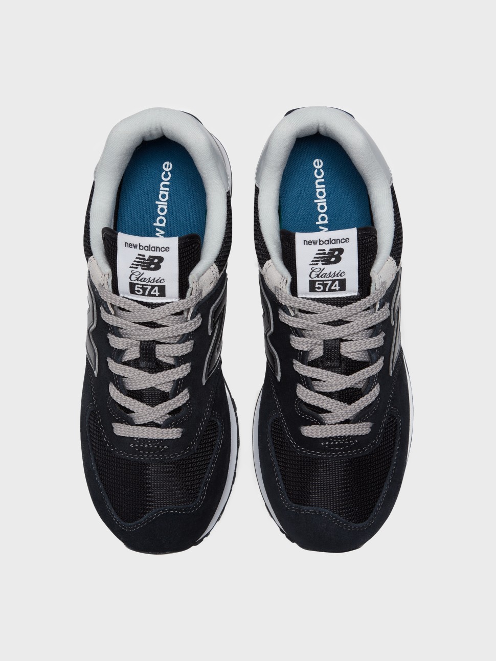 Кросівки чоловічі New Balance 574 чорні ML574EVB — фото 4
