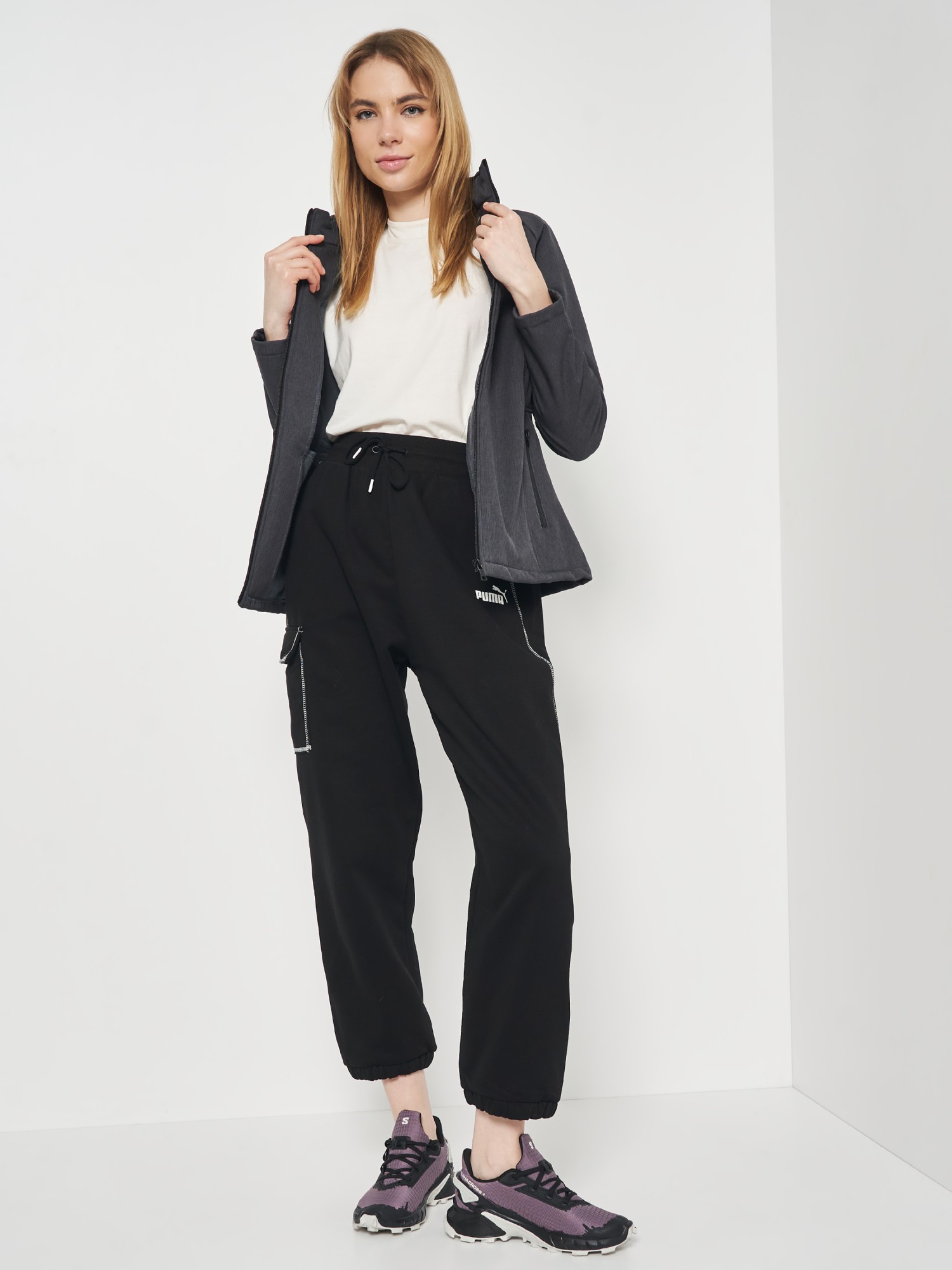 Вітрівка жіноча Radder Kenora сіра 442107-011 изображение 4