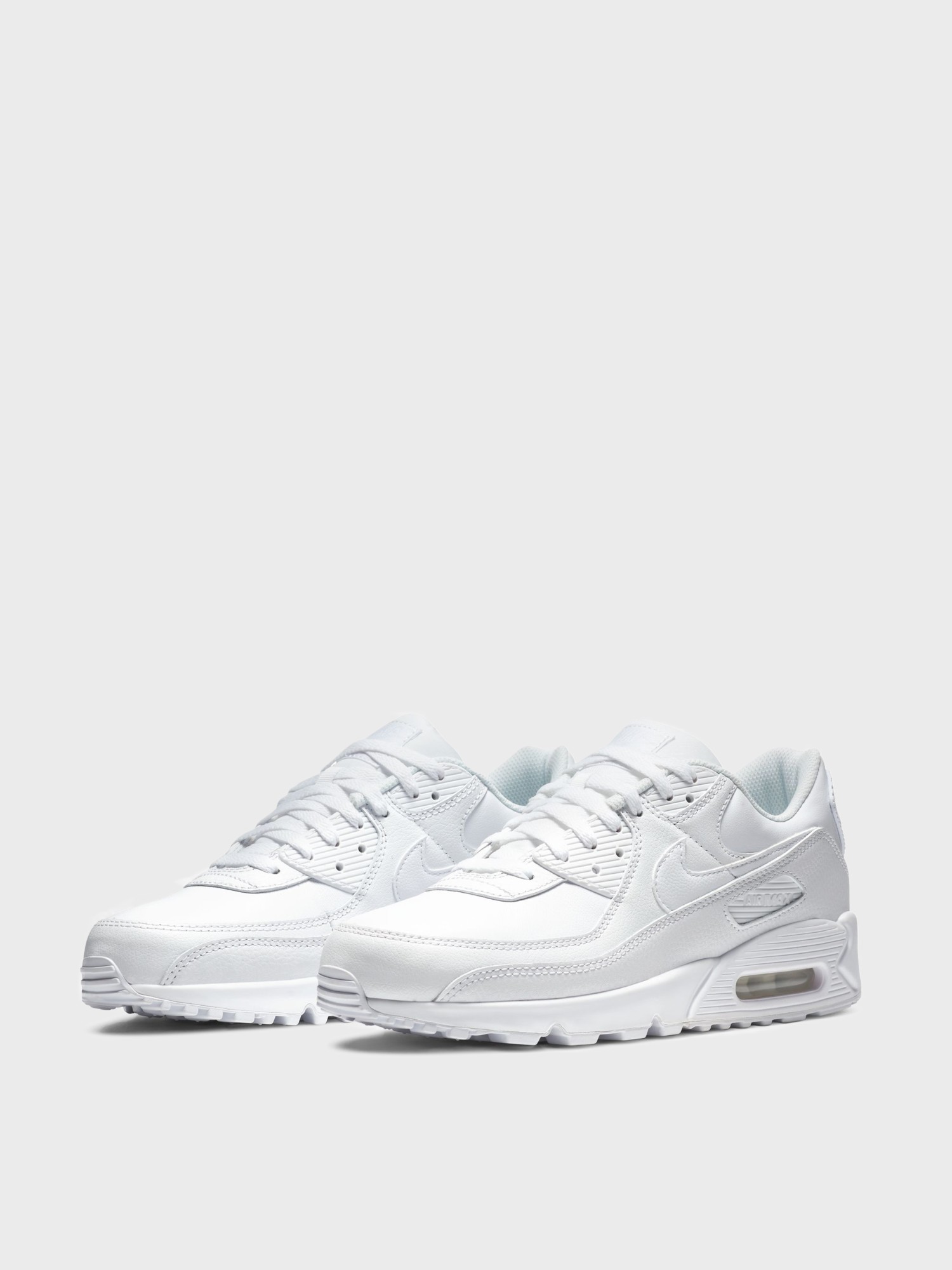 Кроссовки мужские Nike AIR MAX 90 LTR белые CZ5594-100 изображение 3