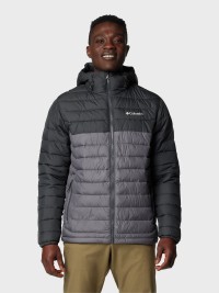 Куртка мужская Columbia Powder Lite™ II Hooded Jacket темно-серая 2086941-023 изображение 2