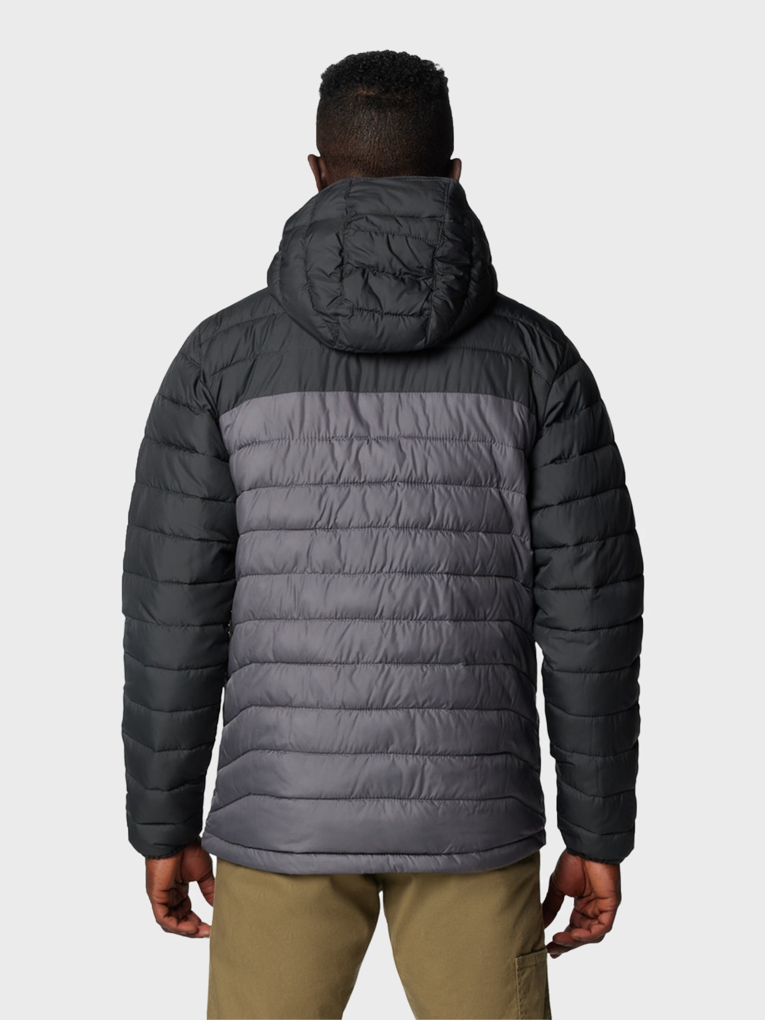 Куртка чоловіча Columbia Powder Lite™ II Hooded Jacket темно-сіра 2086941-023 изображение 4