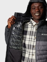 Куртка мужская Columbia Powder Lite™ II Hooded Jacket темно-серая 2086941-023 изображение 7