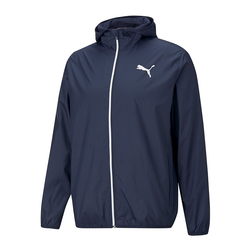 Вітровка чоловіча Puma Essentials Solid Windbreaker синя 58726506  — фото 1