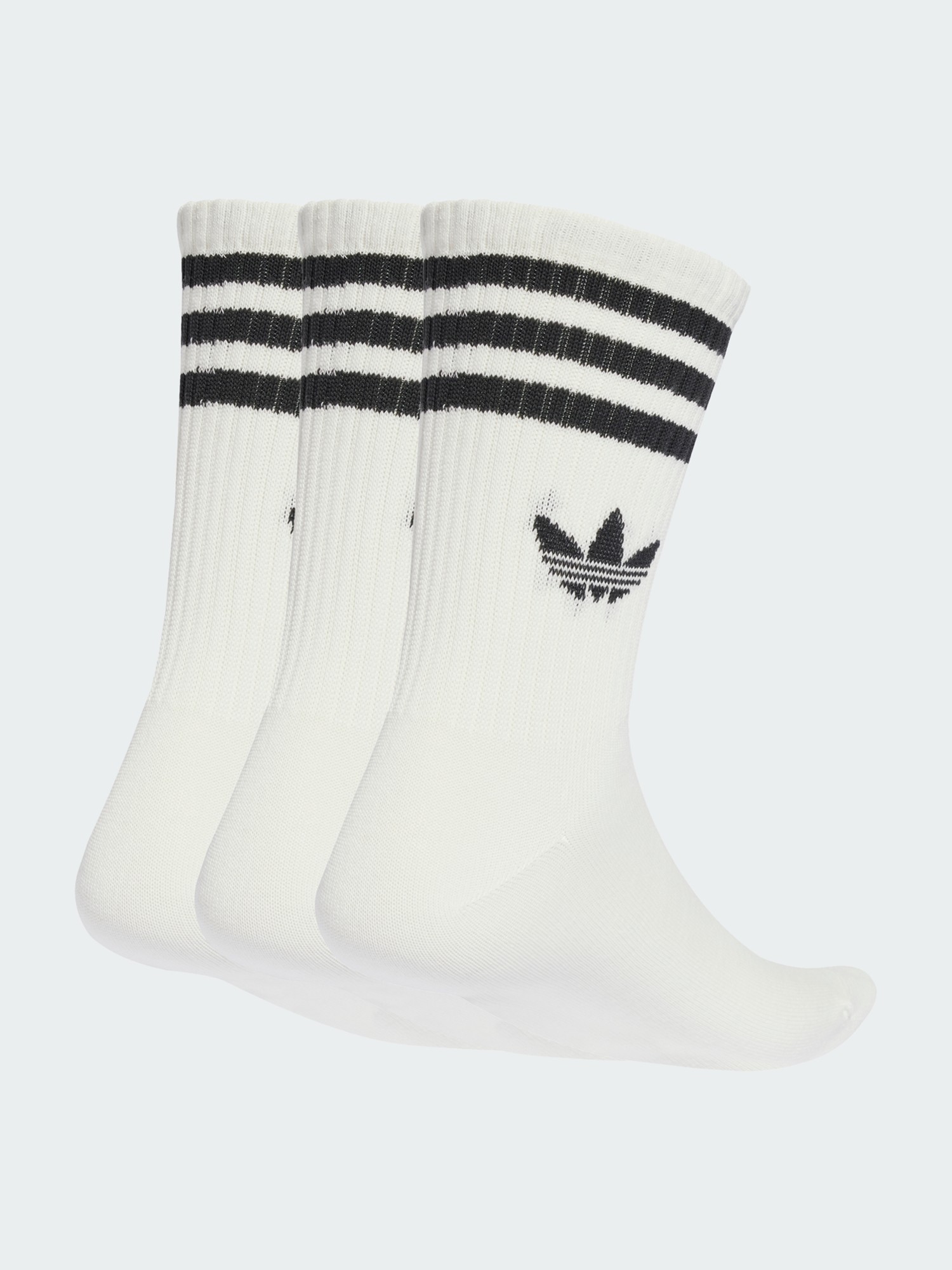 Носки  Adidas 3S CREW S 3P белые JV7401 изображение 5