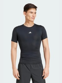 Футболка чоловіча Adidas TF TEE чорна JE6698 изображение 2