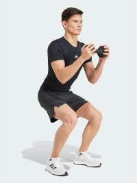 Футболка чоловіча Adidas TF TEE чорна JE6698 изображение 4