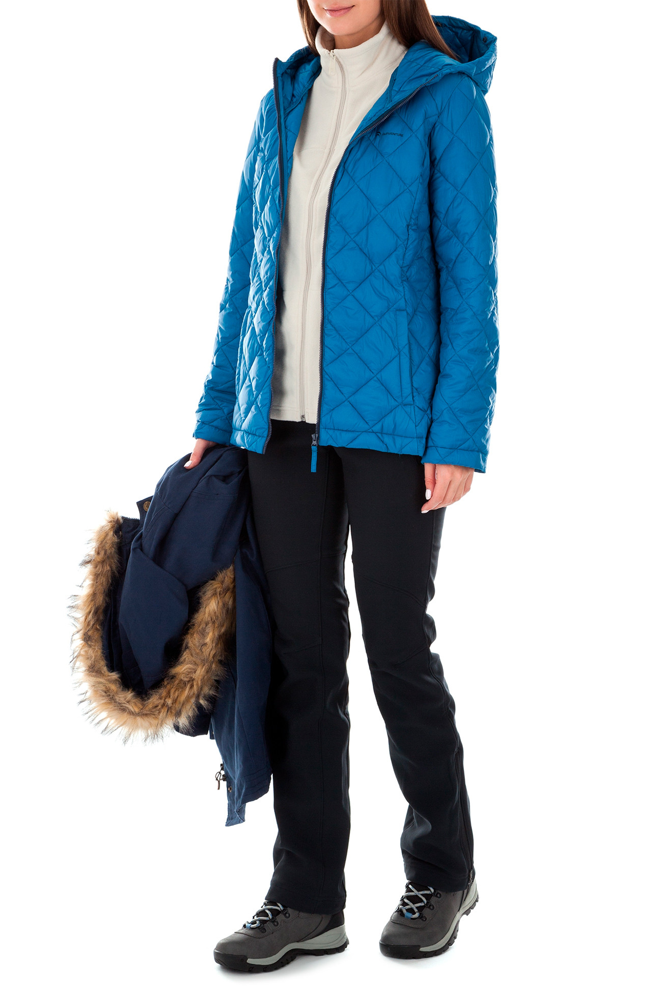 Куртка женская Outventure синяя A18AOUJAW11-Z4 изображение 2