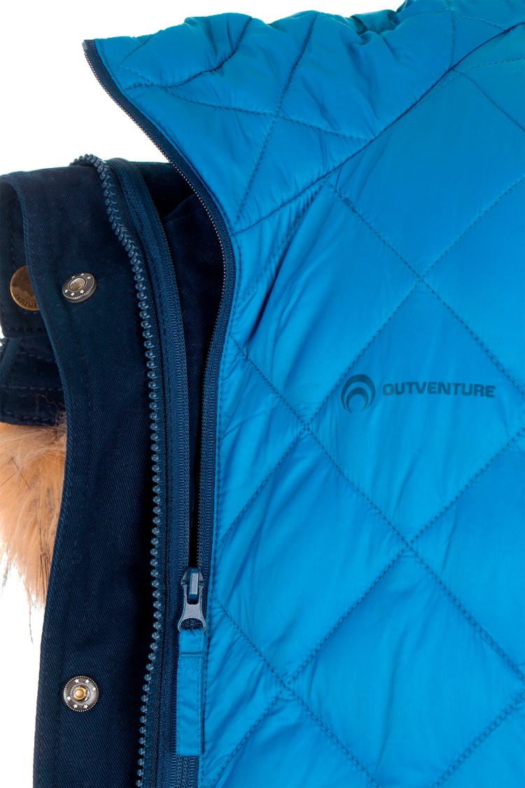 Куртка женская Outventure синяя A18AOUJAW11-Z4 изображение 7
