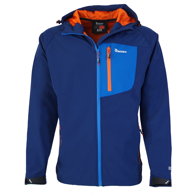 Вітрівка чоловіча Radder Mens Woven softshell jacket синя NEW-18-450  — фото 1