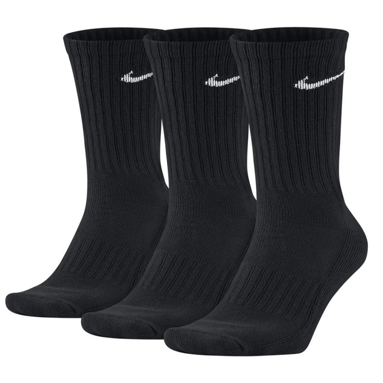 Носки Nike Value Cotton Crew черные  SX4508-001 