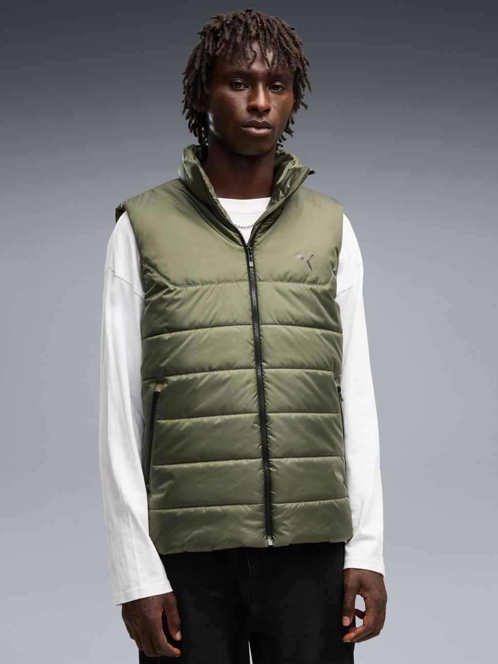 Жилет мужской Puma ESS Padded Vest хаки 68520986 — фото 2