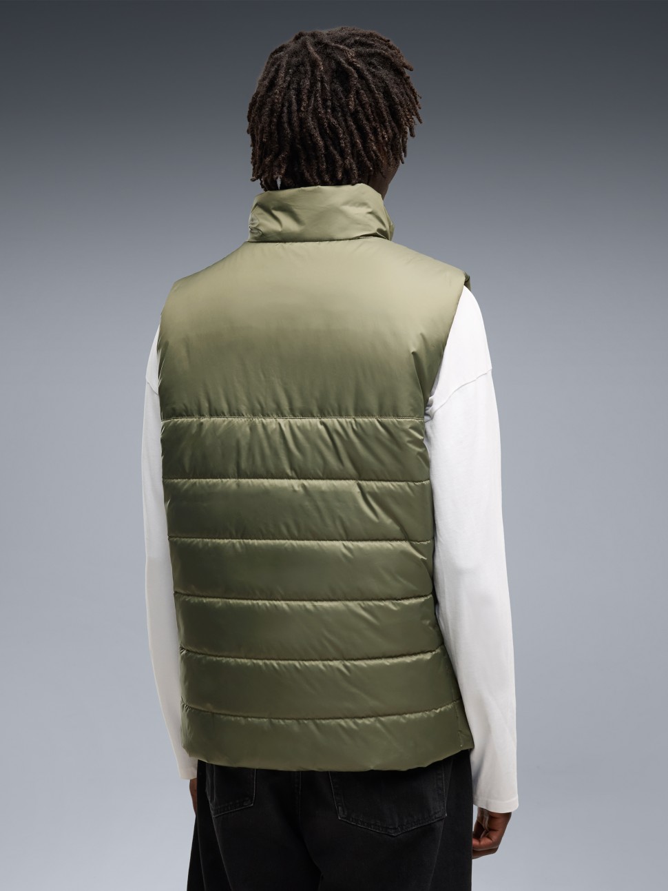 Жилет мужской Puma ESS Padded Vest хаки 68520986 — фото 3