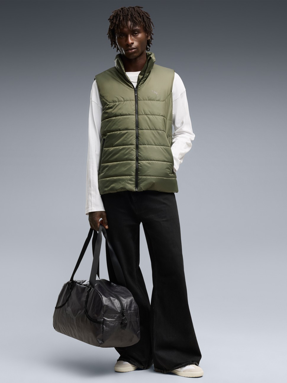 Жилет мужской Puma ESS Padded Vest хаки 68520986 — фото 4