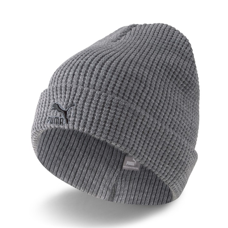 Шапка Puma Archive Mid Fit Beanie серая 02284808 изображение 1