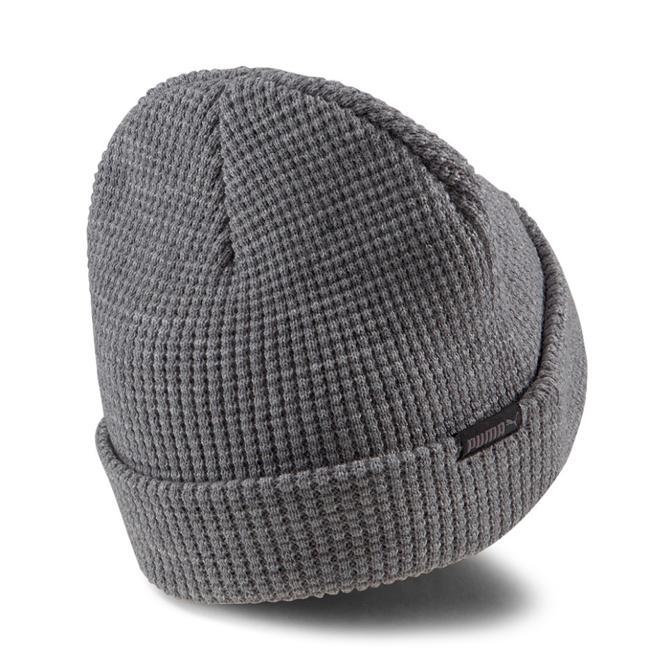 Шапка Puma Archive Mid Fit Beanie сіра 02284808  — фото 2
